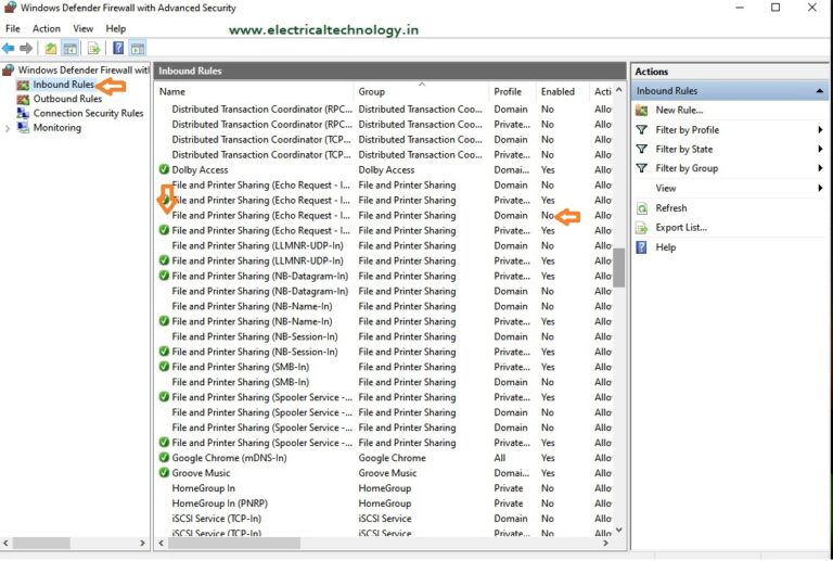 How to enable ping in windows 10 Electrical Technology