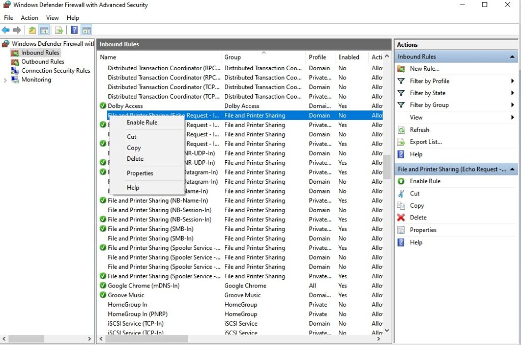 windows-firewall-inbound-rules-enable-echo-file-printer